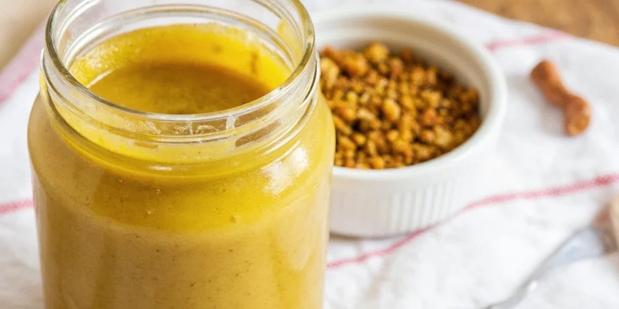 Assortment of spiced mustards from around the world
