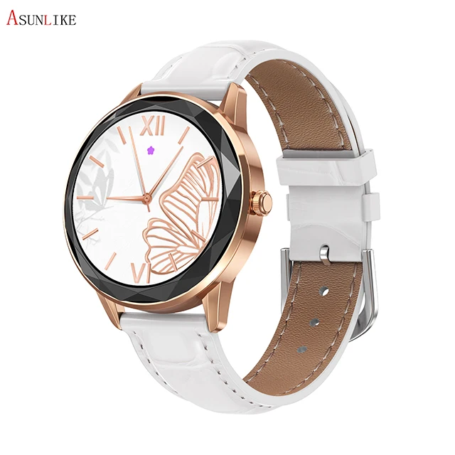 

All steel women watch Fashion Luxury exercise health menstrual cycle monitoring compact smart watch for women gift