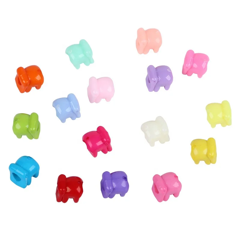 

Wholesale 7*7mm Round Acrylic Large Hole Thread Bucket Beads For DIY Necklace Bracelet Jewelry Making, Mixed color