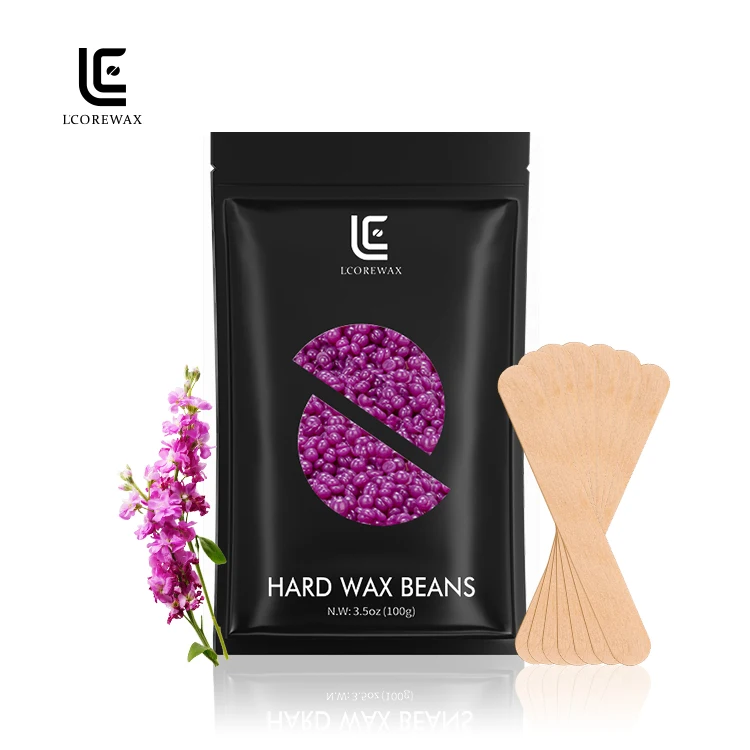 

LCOREWAX Hard wax beans 1000g for Beauty Salons high quality Hair Removal Wax painless