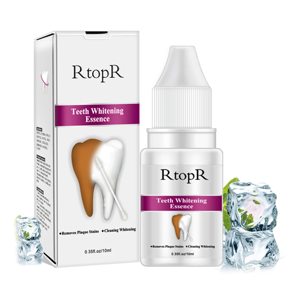 

RtopR Teeth Oral Hygiene Essence Whitening Essence Daily Use Effective Remove Plaque Stain Cleaning Product teeth Cleaning