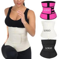 

Women Abdominal Belt High Compression Zipper Latex Waist Cincher Underbust Body Sweat Waist Trainer