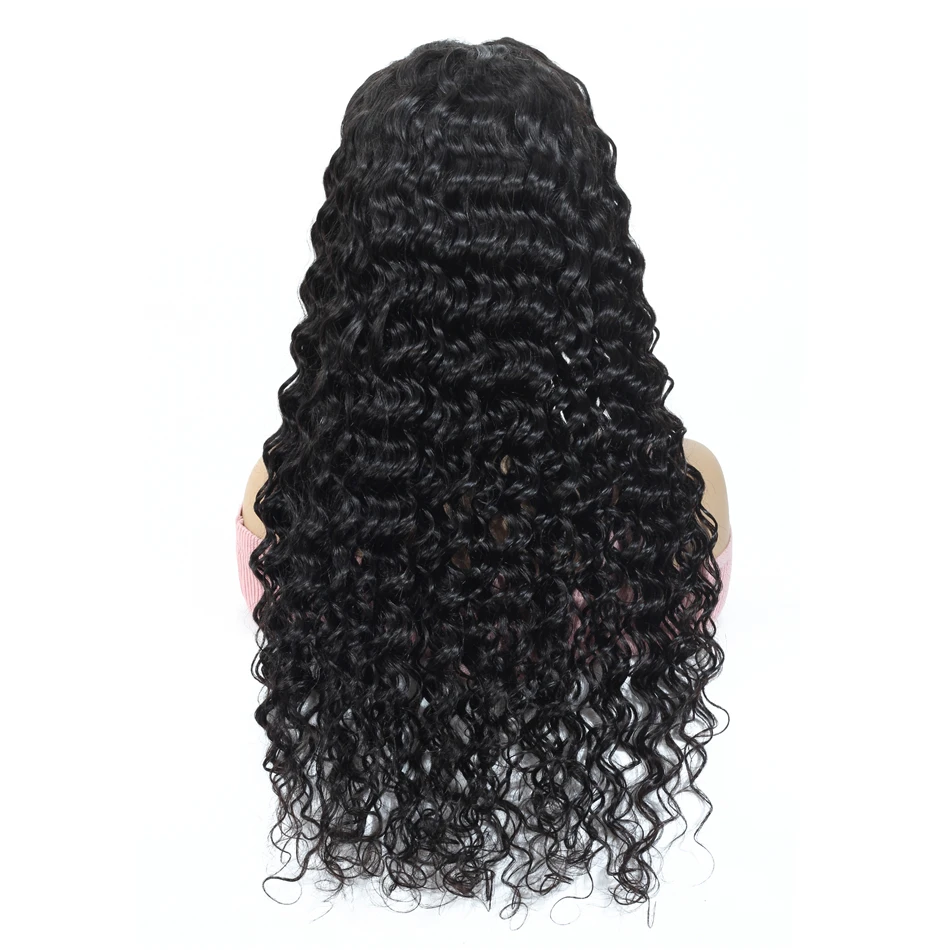 

Natural Deep Wave Lace Front Wig For Women YesWigs Top Selling Front Lace 360 Wig Peruvian Human Hair Deep Curly Wave In Stock