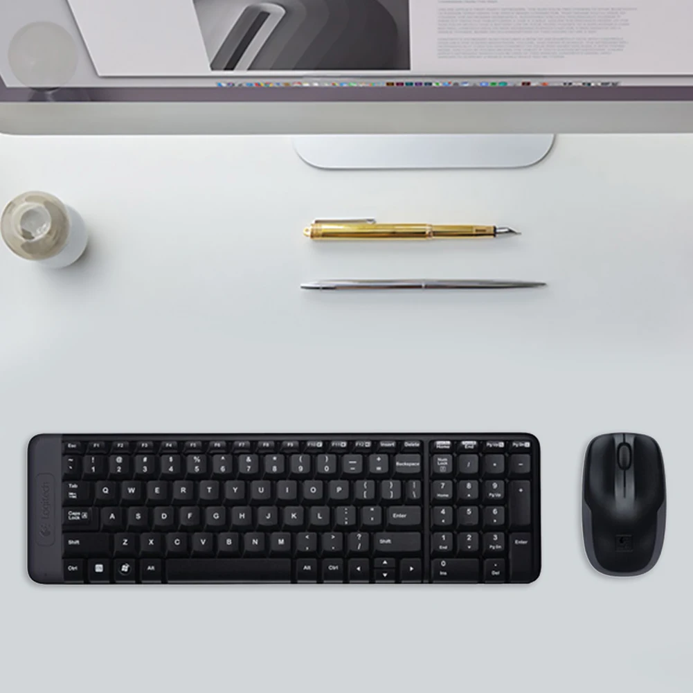 

Logitech MK220 Wireless Keyboard and Mouse Combo, Black
