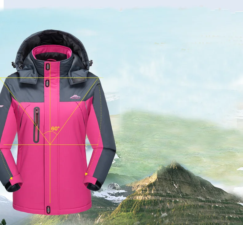 Fashion Casual Outdoor Waterproof Winter Crane Men Women Summit Ski