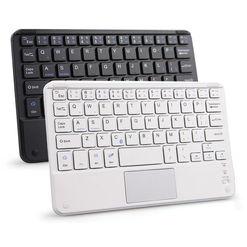 

Trackpad Bluetooth Wireless Keyboard With Touch Mouse Pad Small Computer Keyboard Touchpad Mini Portable PC Keypad