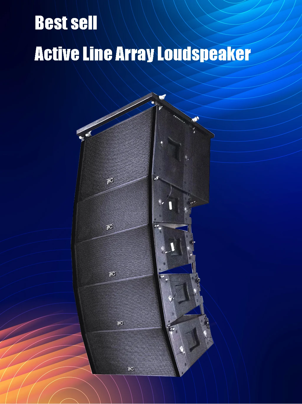 Active Powered Speaker Line Array Outdoor Professional Audio Concert