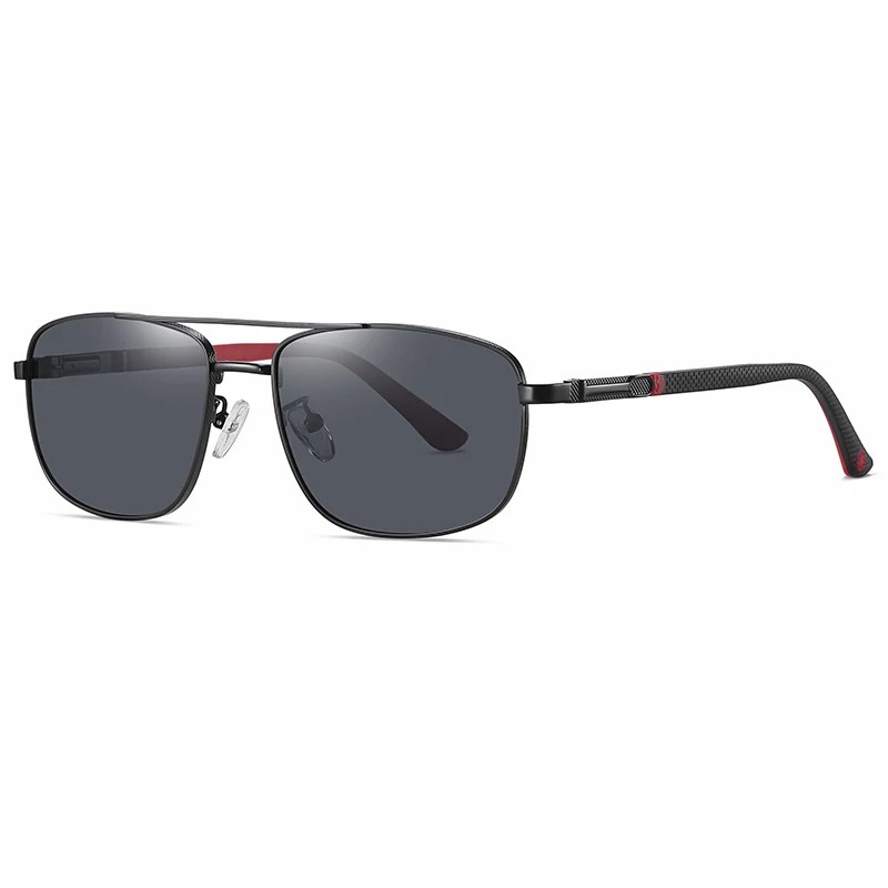 

DCOPTICAL 2021 Fashionable Mens New Style TAC Lens Flat Top Metal Polarized Super Design Sunglasses