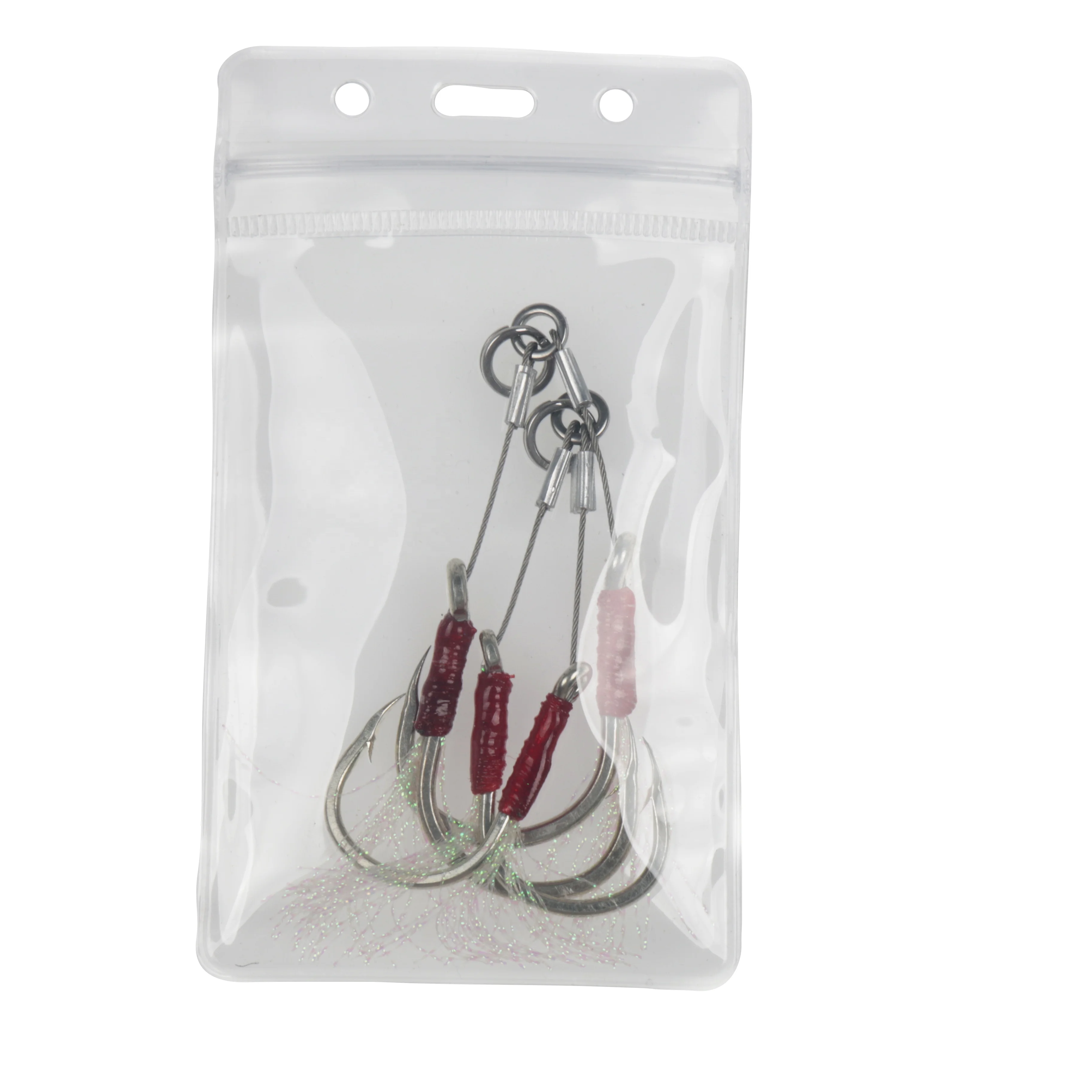 

Mustad fish hook lead jig hooks steel wire assit hooks for jigging lure