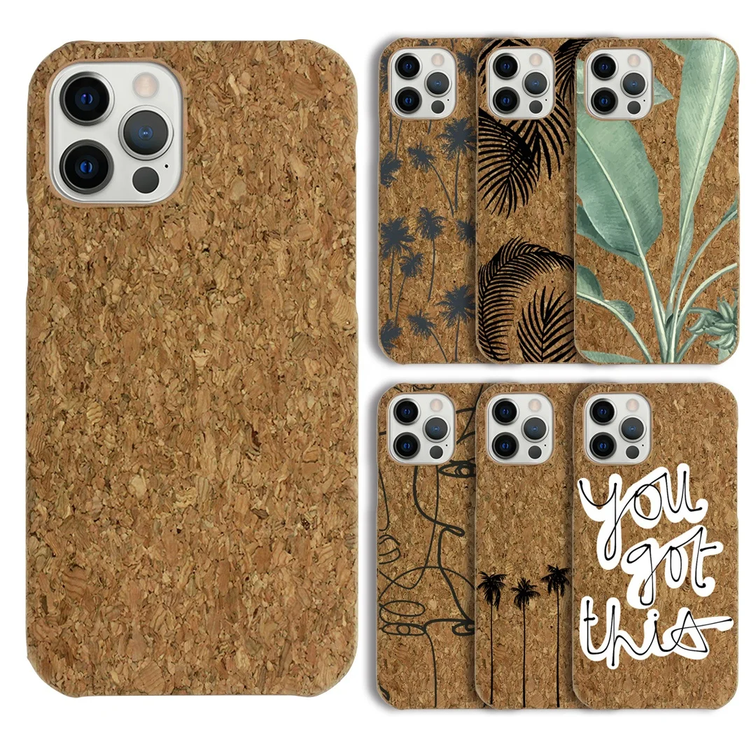 

Wood Phone Case for iPhone X Cork Soft Wood Case for Samsung galaxy