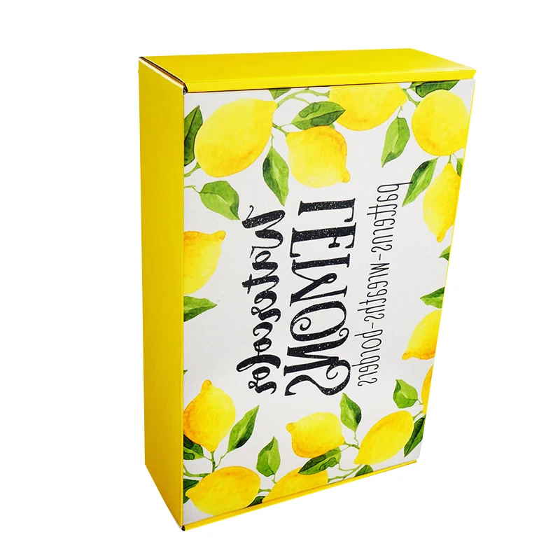 出口到全球的定制柠檬水果瓦楞纸箱 - buy 定制柠檬水果波纹包装纸箱