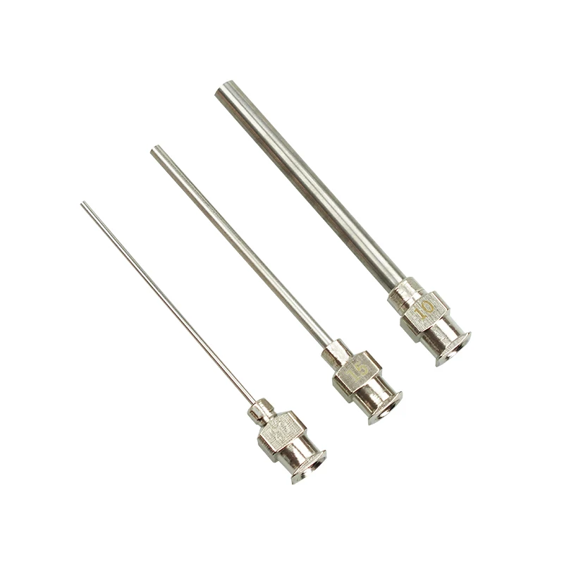 

Wholesale 1.5inch metal syringe needle Stainless Steel Glue dispensing needle tips