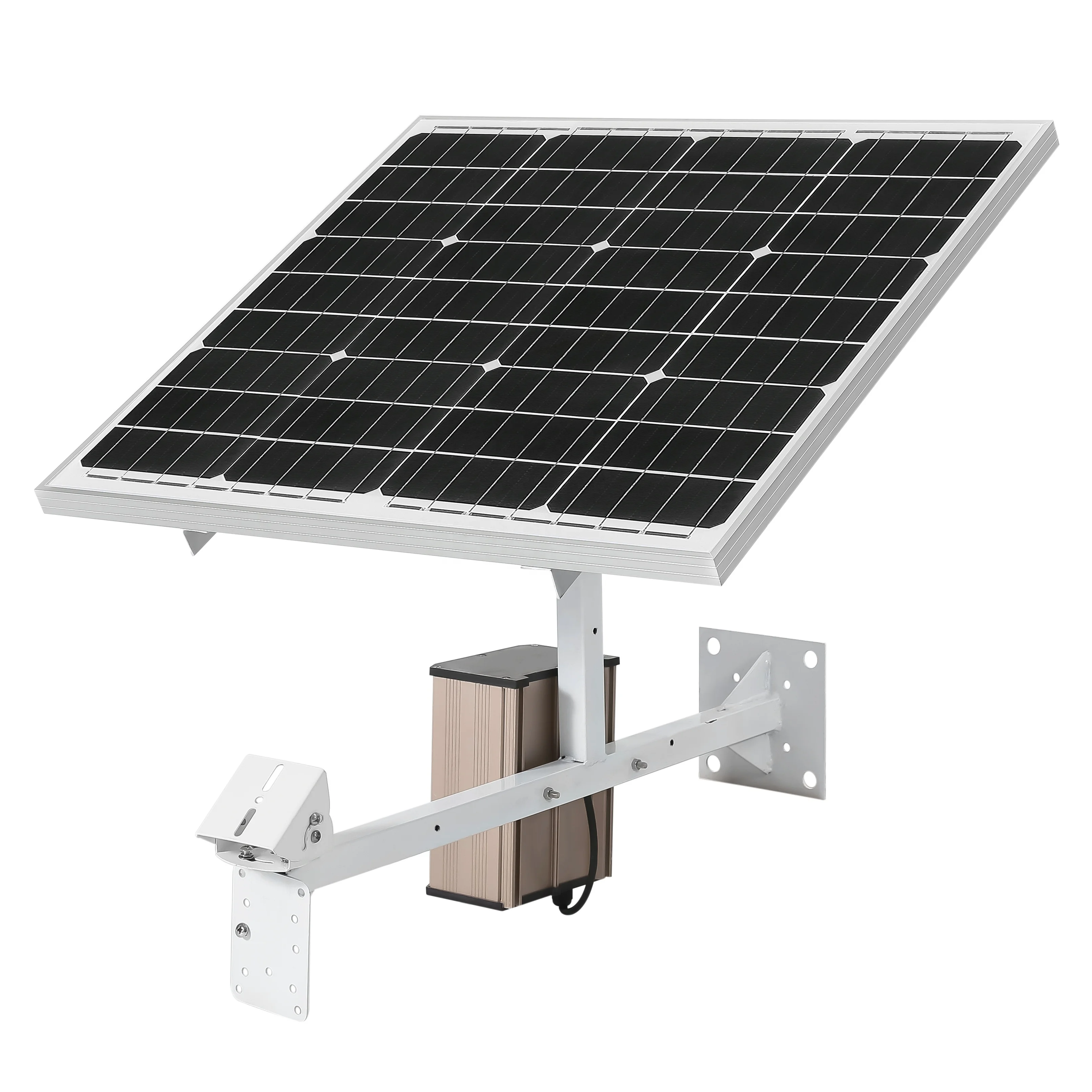 

100W 50A Solar Power system DC12V Lithium Battery for 4G Wireless SIM Card Solar Security Cameras