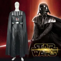 

Online custom gladiator wars jedi darth vader future black warrior Knight suit men performance Cosplay Costume