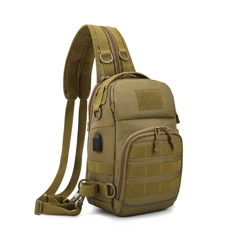 

AJOTEQPT Fishing backpack men camouflage sports outdoor chest bag