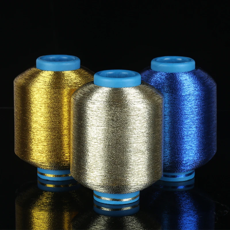 
Factory direct salehigh quality MH AK color metallic yarn embroidery thread metallic yarn For Weaving 