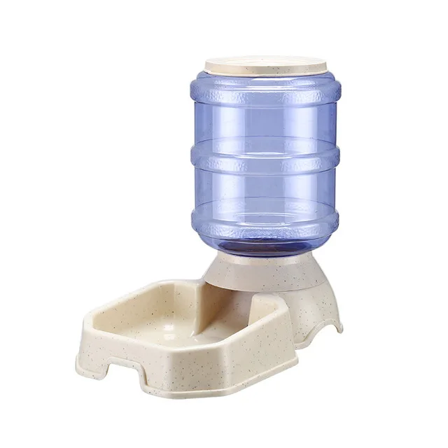 

2021 new plastic pet automatic water feeding dispenser water dispenser cat and dog pet bowl 3.8L Feeder