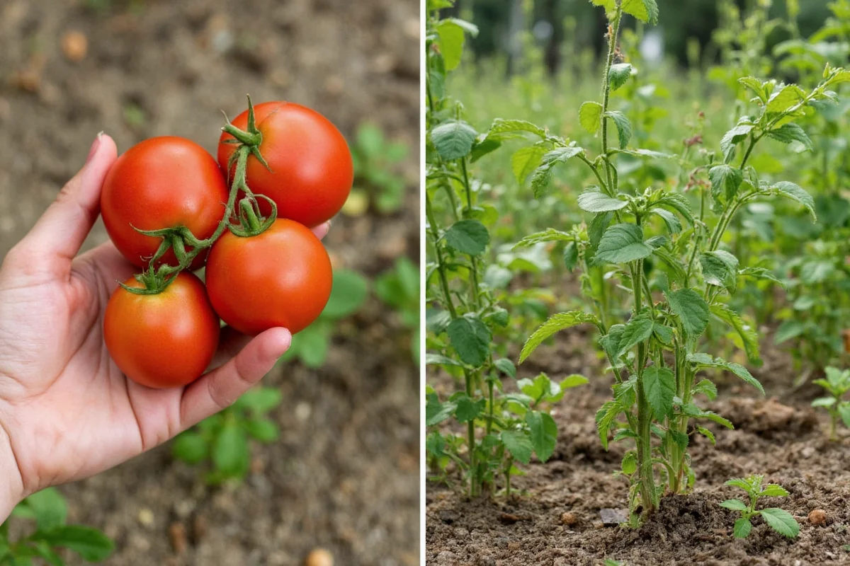 how to plant tomatoes in a garden