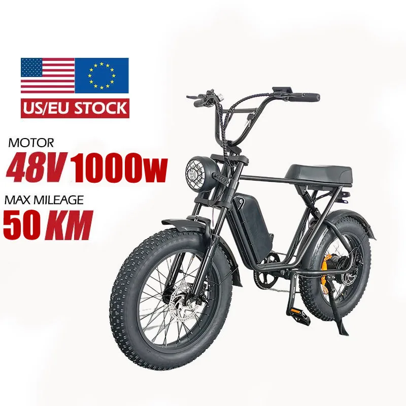 

Fast Delivery Fatbike 1000w Electric Bicycle Fat Tire Folding Electric Mountain Bike