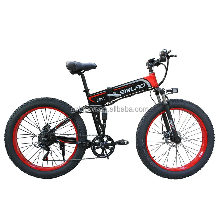 

Best Selling electric bicycle dual suspension, Black-blue/black-green/black-red/white-blue