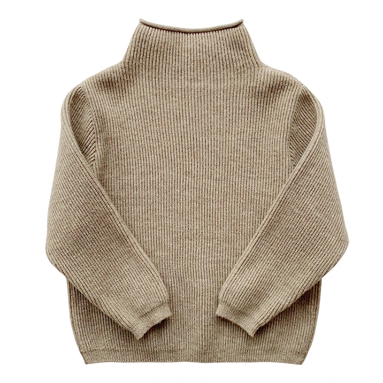 

5727/sweater children knitwear kids turtleneck sweaters pullover wear girl Cross-border direct supply Small MOQ for customer