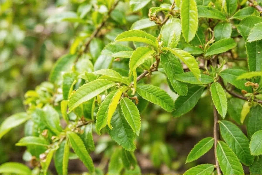 Healthy cinnamon tree showing proper leaf structure and growth pattern