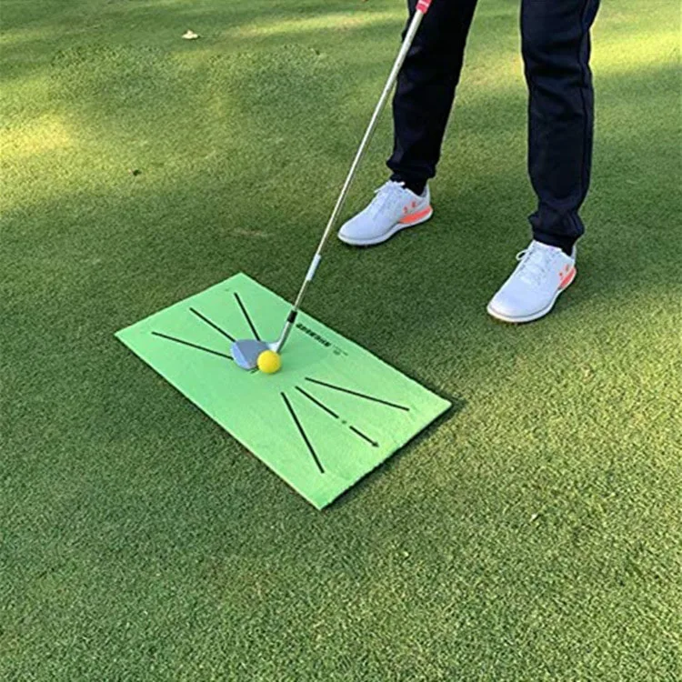 

Golf Training Mat,Mini Golf Mat Auxiliary Training Blanket,Used for Swing Detection and Hitting,12" X 24" Golf Training Aids