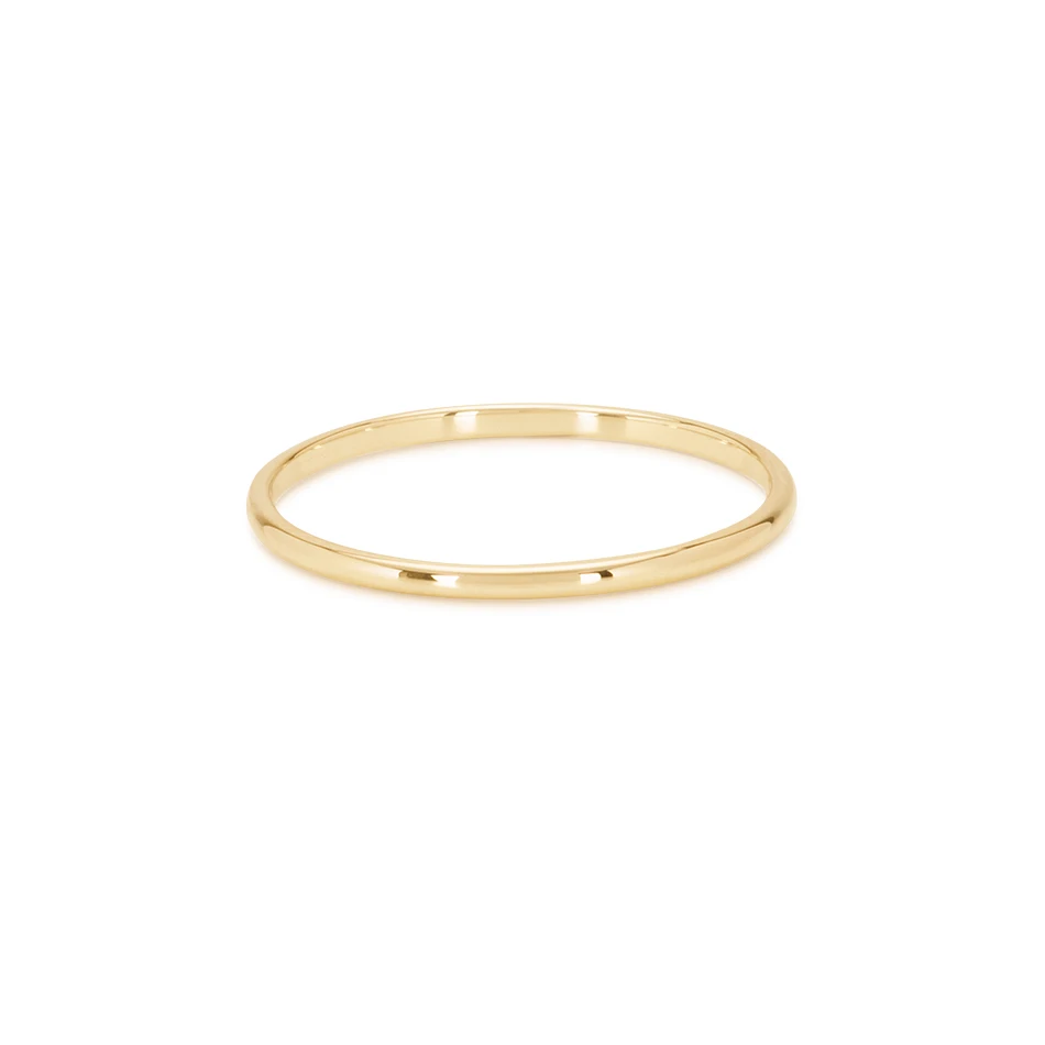 

fine jewelry 18k gold platedl fashion 925 silver special engagement ring high polish stacker ring for women wedding