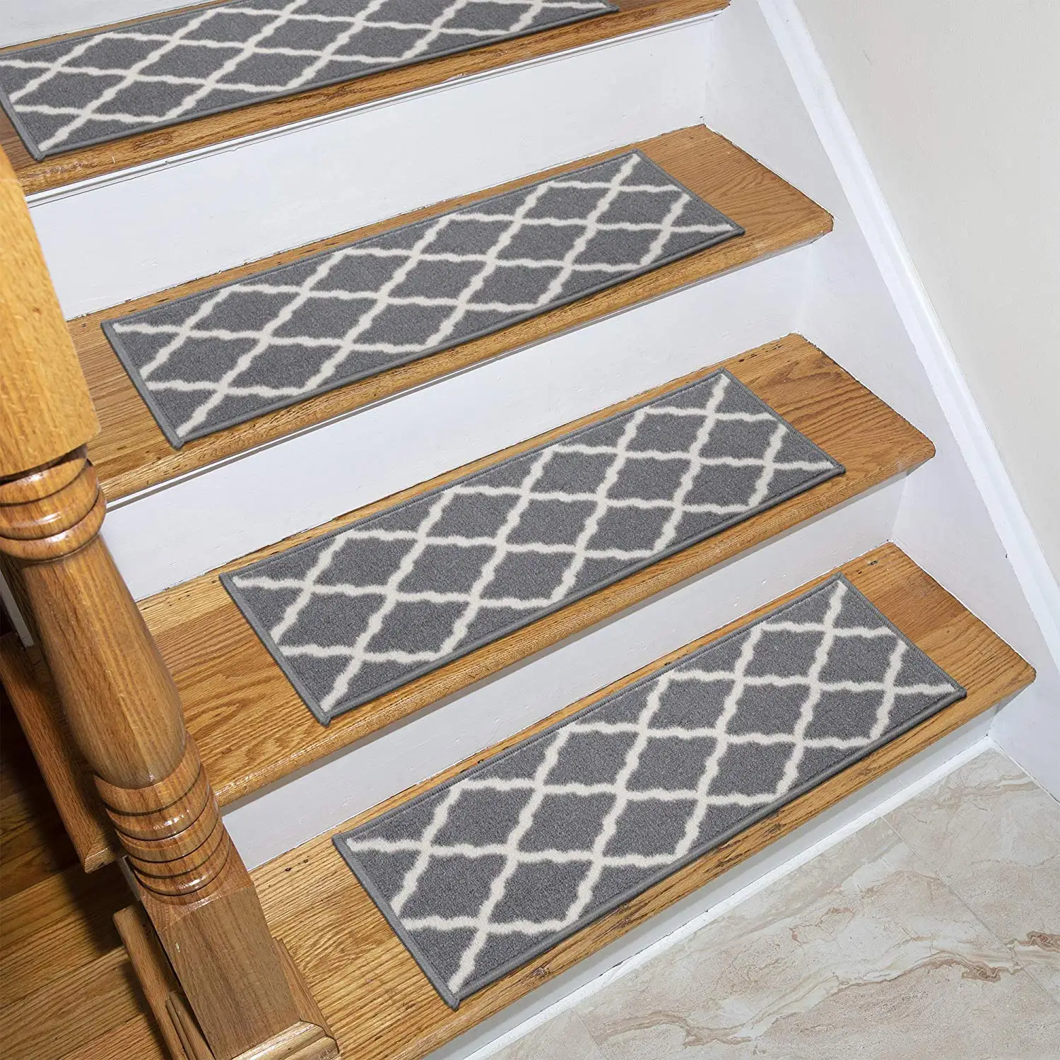 Factory Price Tufted Self Adhesive Carpet Stair Treads With 13pcs For A