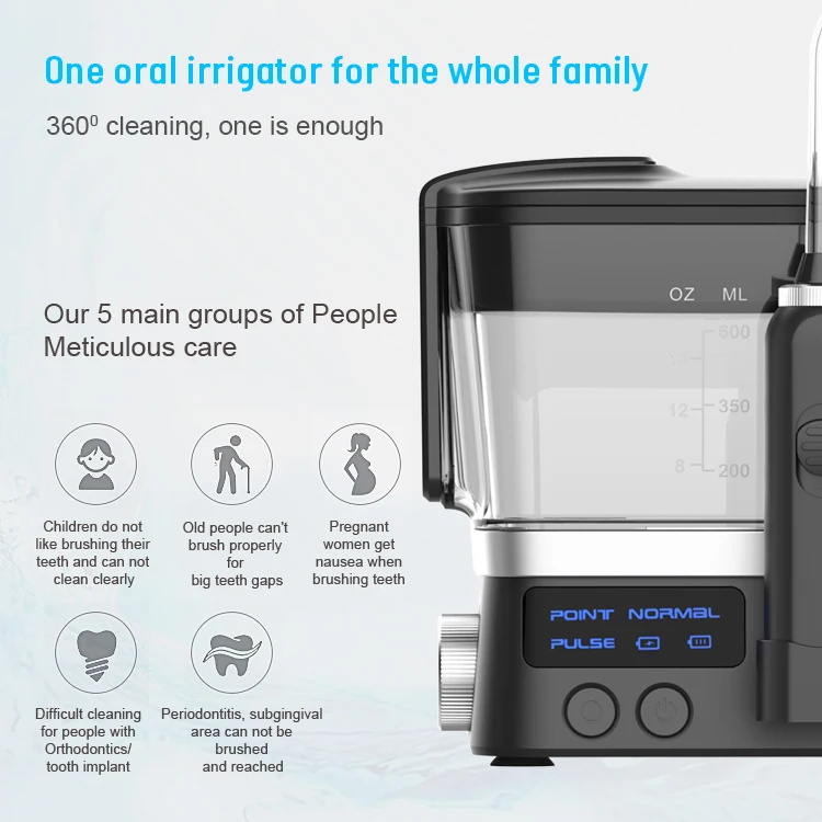 dental oral irrigator water flosser