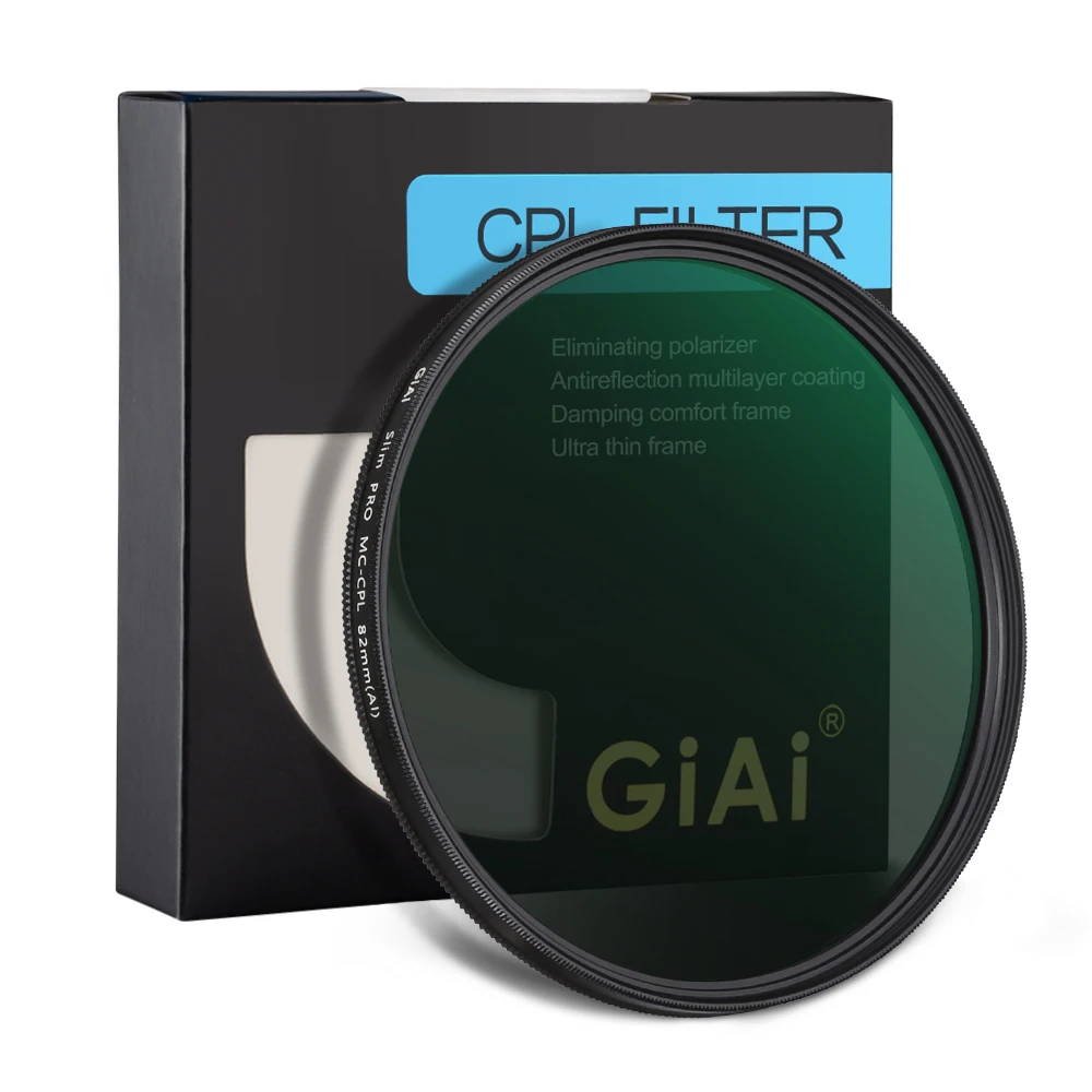 

GiAi HD 82mm CPL filter multi coated Circular Polarizer Filter Camera CPL filter