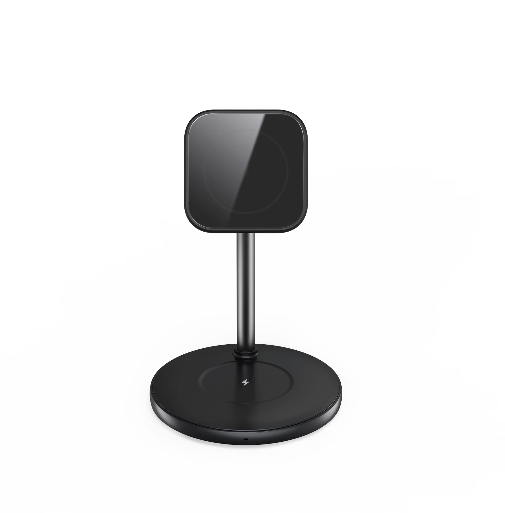

Aluminum alloy 15W max wireless charger magnetic fast 2 in 1, Black/white