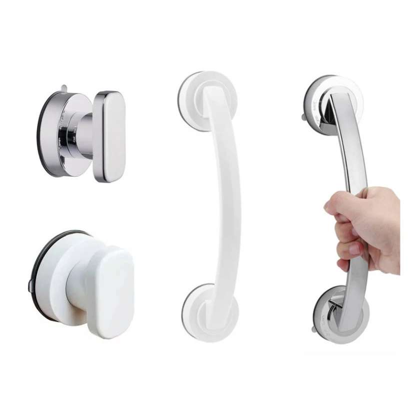 

Suction Bath Grab Bar Balance Assist Bathroom Shower Handle Suction Grip Bar Bathtub Handle