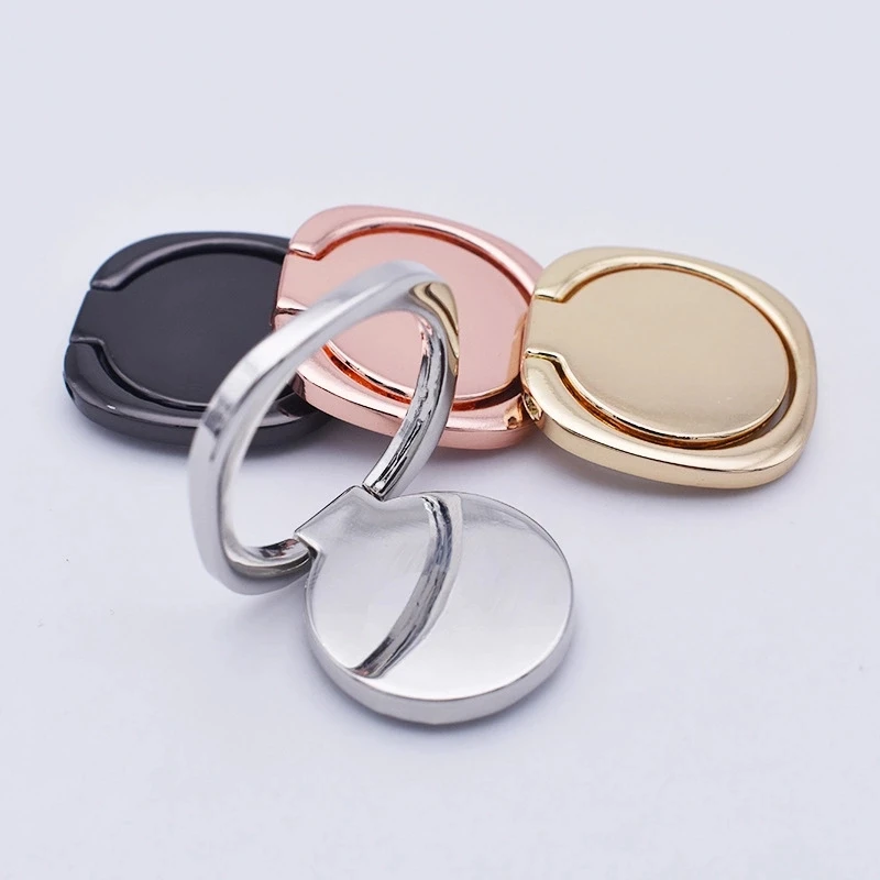 

Amazon best sellers 2021 Zinc Alloy 360 Rotation Customized logo accessories ring grip holder for mobile phones, Black, gold, silver, rose gold