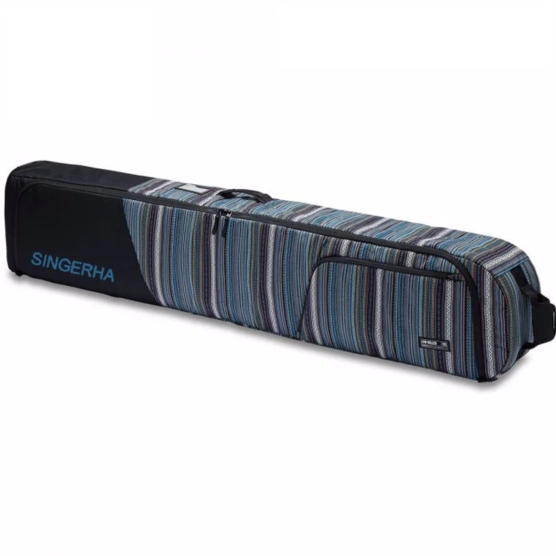 
Custom Small QTY Double Ski Bag With Wheels Extra Large - Travel Bag for Single Snowboard and Snowboard Boots 