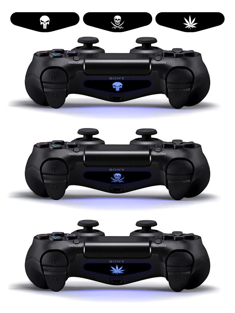 Led Light Bar Skin Stickers For Playstation 4 Ps4 Gamepad Light Cover Bar  Stickers For Ps4 Controller Decals - Buy For Playstation 4 Controller Light  Bar Sticker,Bar Stickers For Ps4 Controller,Light Bar