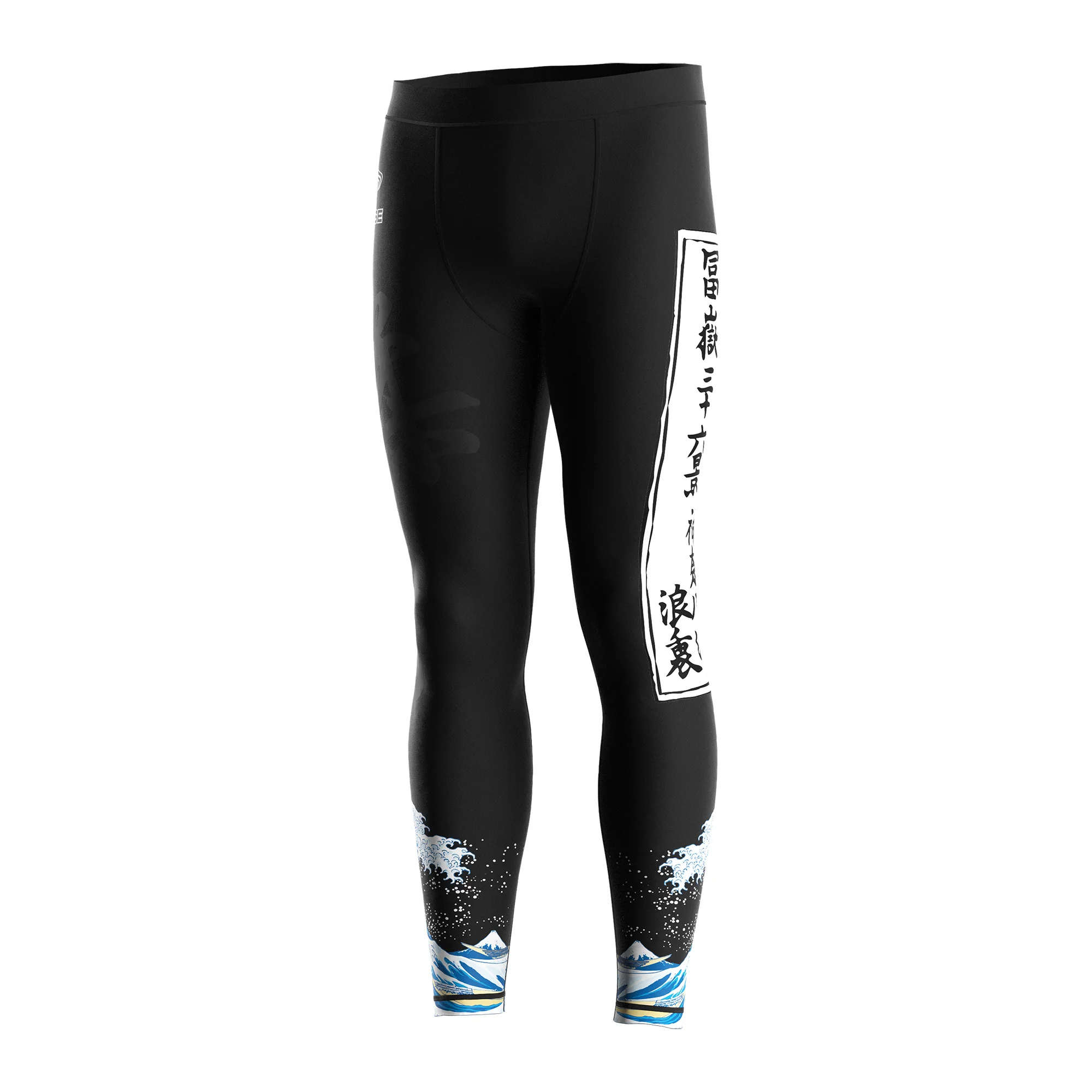 Men's Compression Fight Spats Moisture-Wicking Quick Dry MMA BJJ Training Leggings Anti-Chafing for Gym Sports