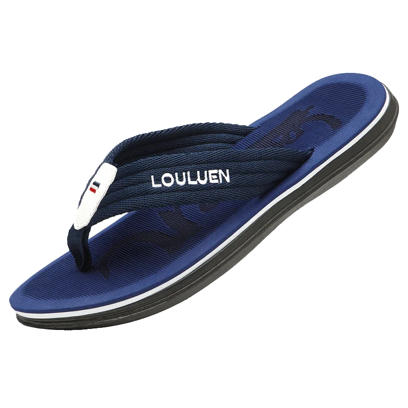 

Wholesale men's Beach flip flops men's slippers durable PVC Rubber Slippers for Men