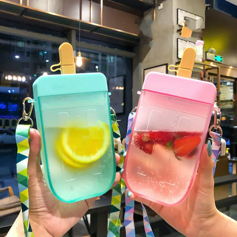 

Women Cute Mini Plastic Cup Purse Water Bottle Handbag Popsicle Drink Cup
