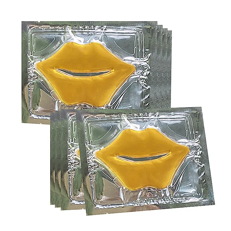 

Wholesale Customzied 24K Gold Crystal Lip Collagen Mask Hydrating Repairing Plumping Lip Sleeping Mask