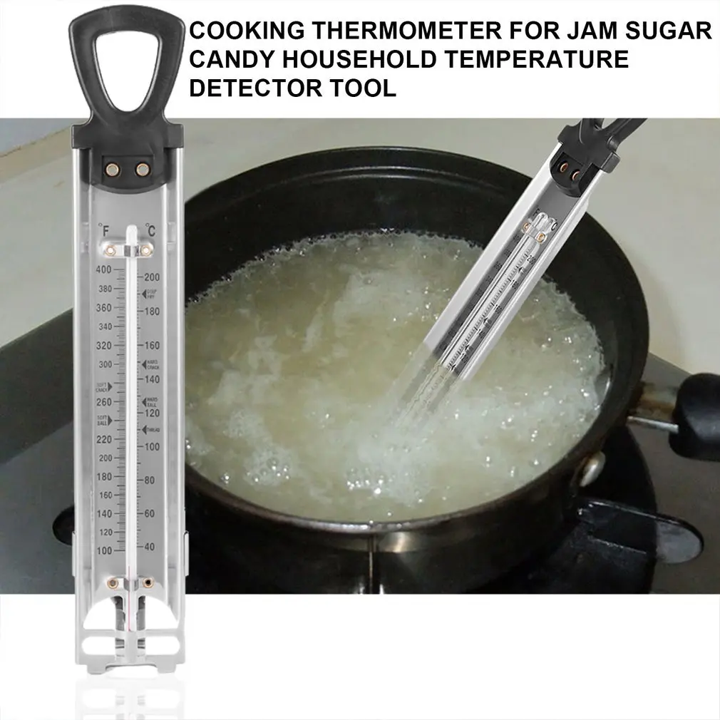 Stainless Steel Kitchen Craft Cooking Thermometer For Sugar Candy Liquid  Frying