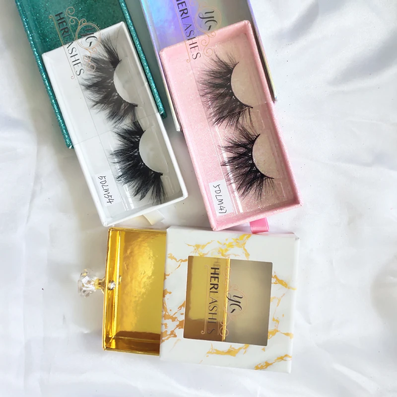 

Wholesale Eyelashes Vendor Premium Natural Long Wispy 25mm 3d Real Mink Eyelashes