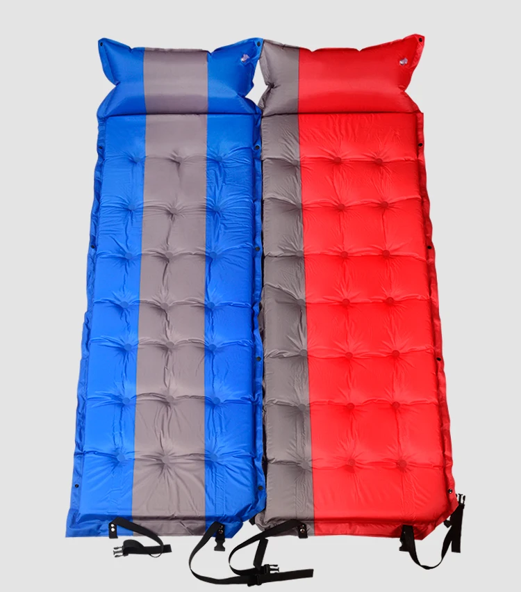 

Pongee PVC  1.5kg inflatable outdoor camp sleeping mat mattress, Customized color