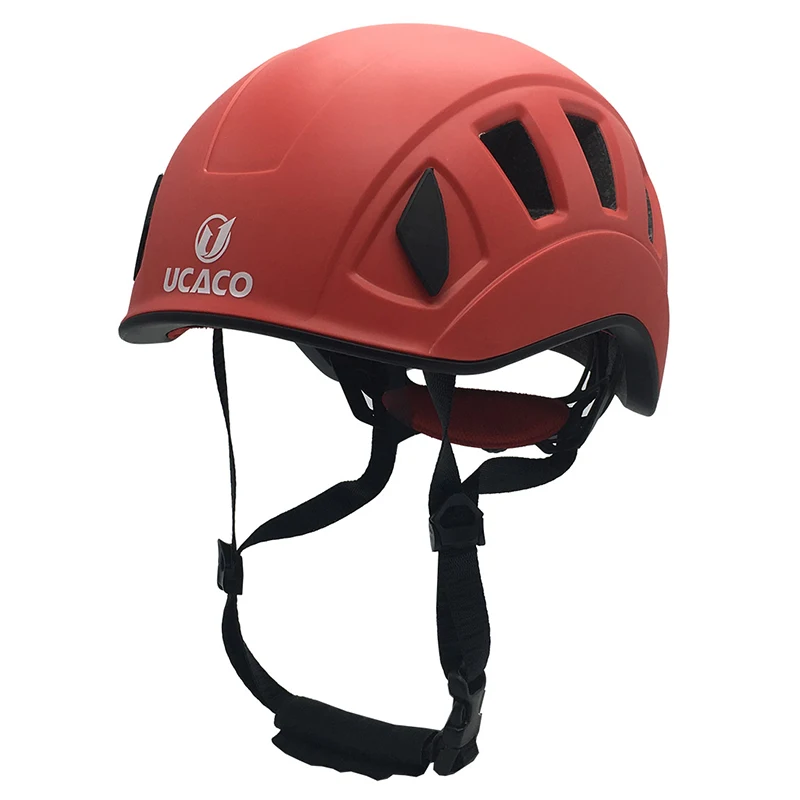

adult Red outdoor climbing safety helmet Factory direct sales