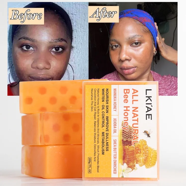 Hot Sale Natural and Non-Irritating Gentle Skin Care Beautiful Organic Handmade Deep Cleaning Honey Soap