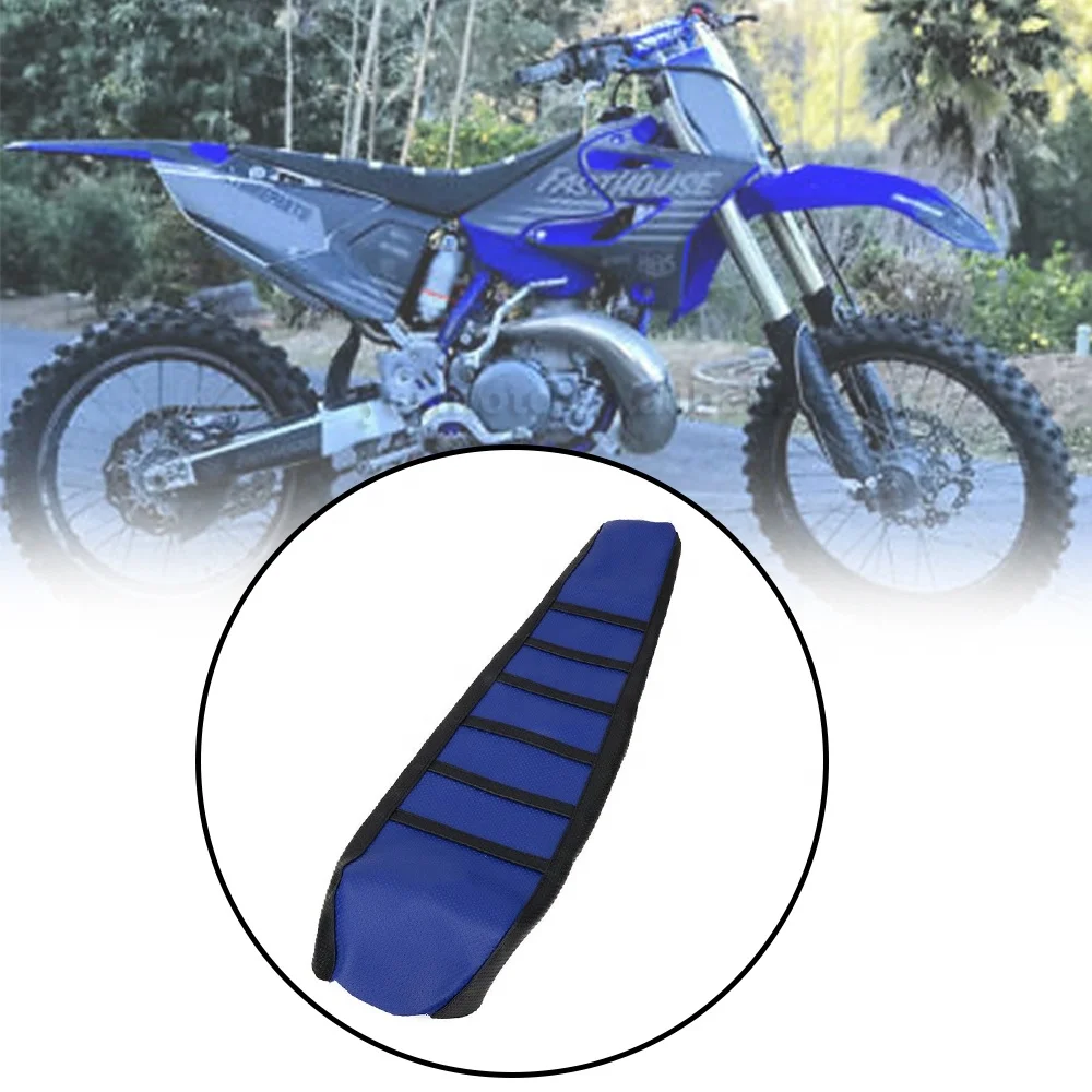 

rubber Durable Gripper Soft Motorcycle Cushions Seat Cover For Yamaha YZ125 YZ250 2002 2003 2004 -2017, As picture show