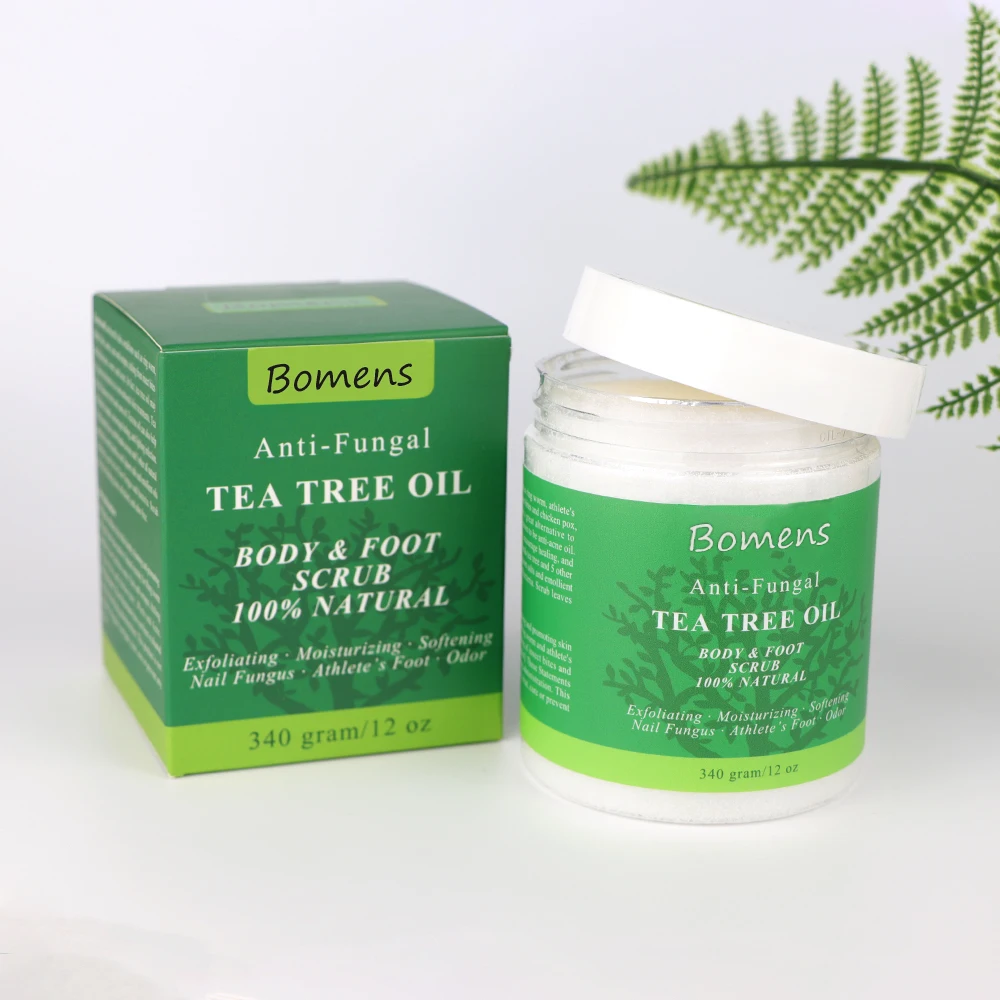 

Bomens 340g Pure Tea Tree Oil Exfoliating Body Scrub with Dead Sea Salt