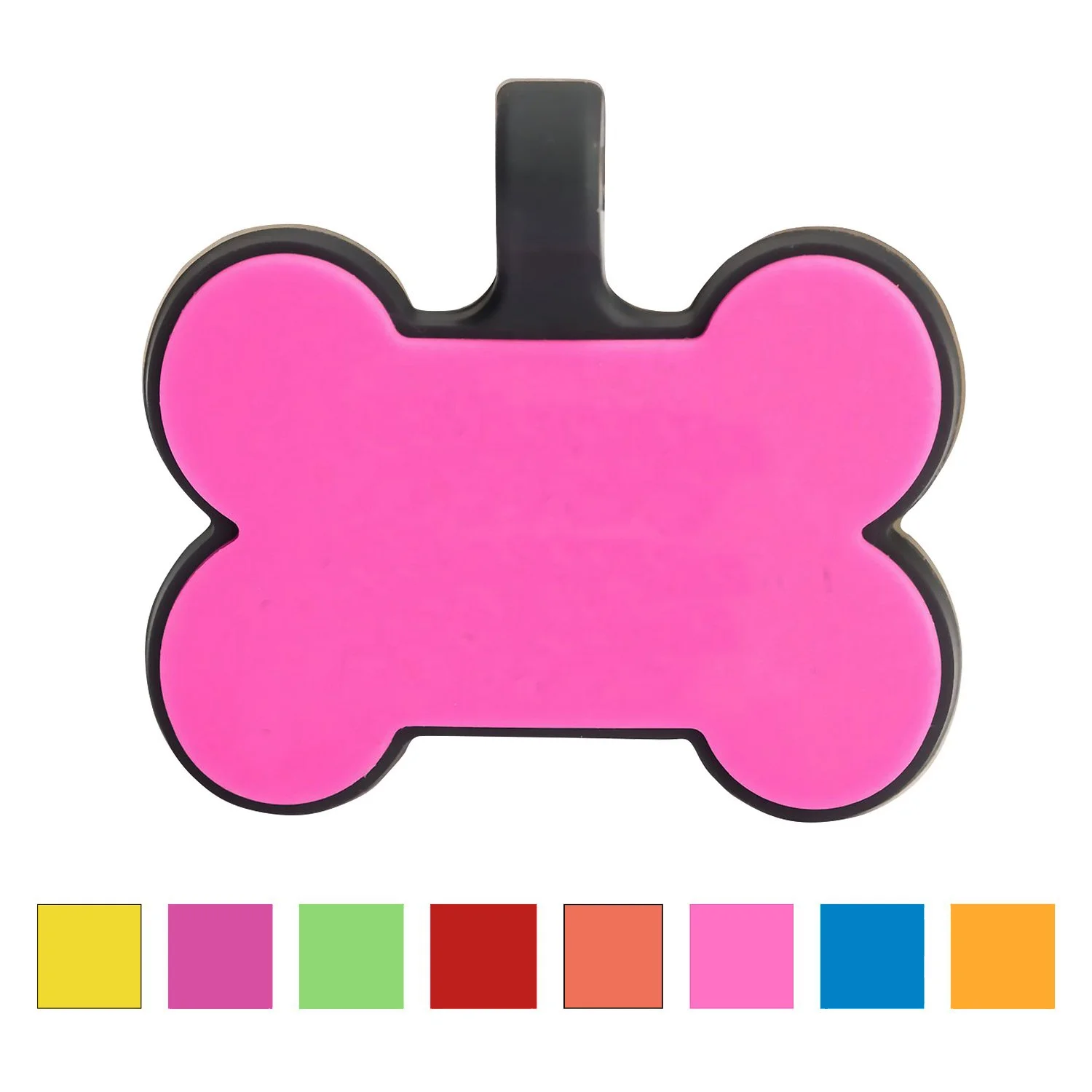 

Best selling Customized Bone Silicone Pet ID Tags