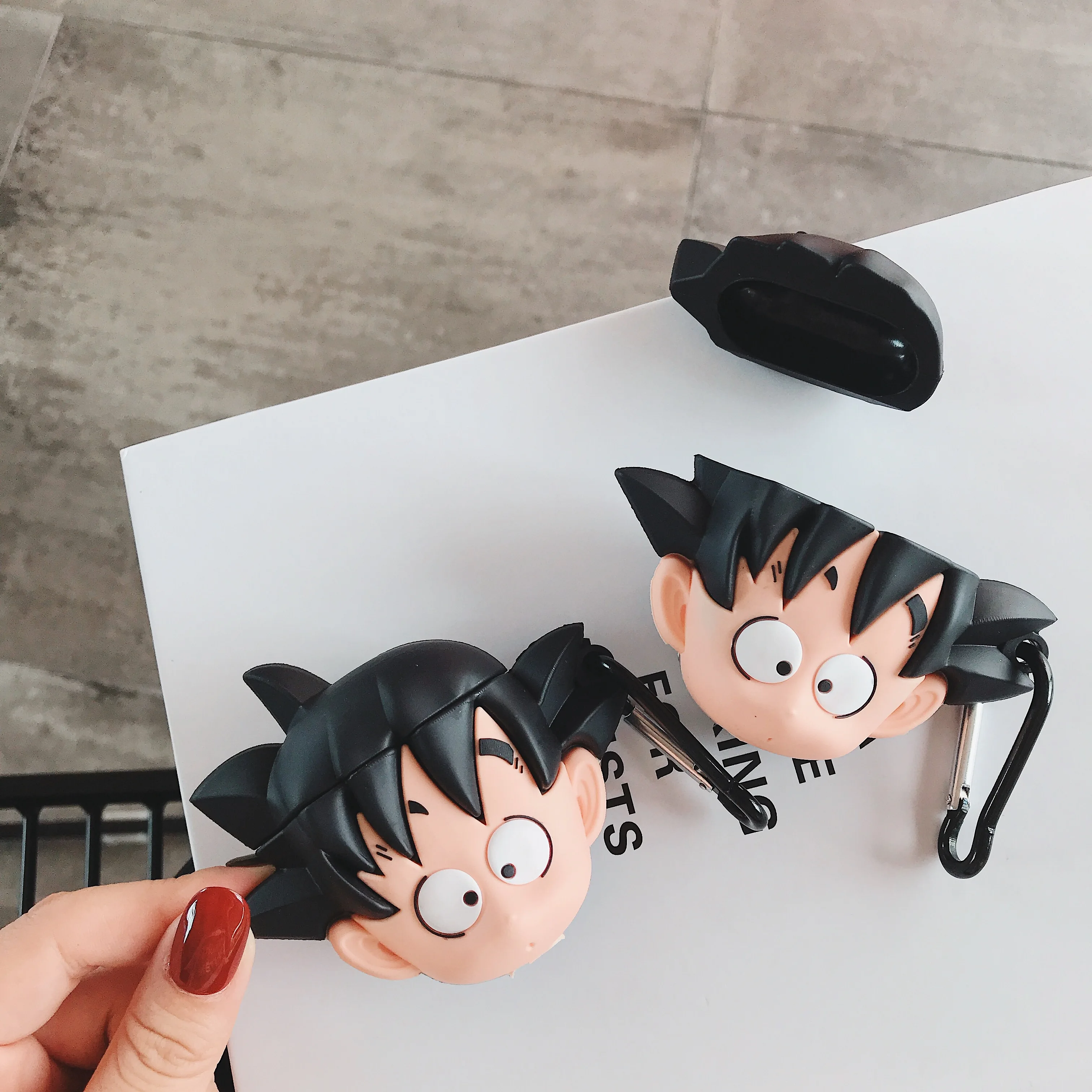 

3D Cute Funny Cartoon Goku Covers For Airpod Regular For Apple Airpods 1 2 Cases