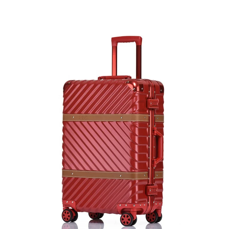

2020 Air Express Hard Suitcase ABS Aluminum Frame Luggage with Trolley, Customized